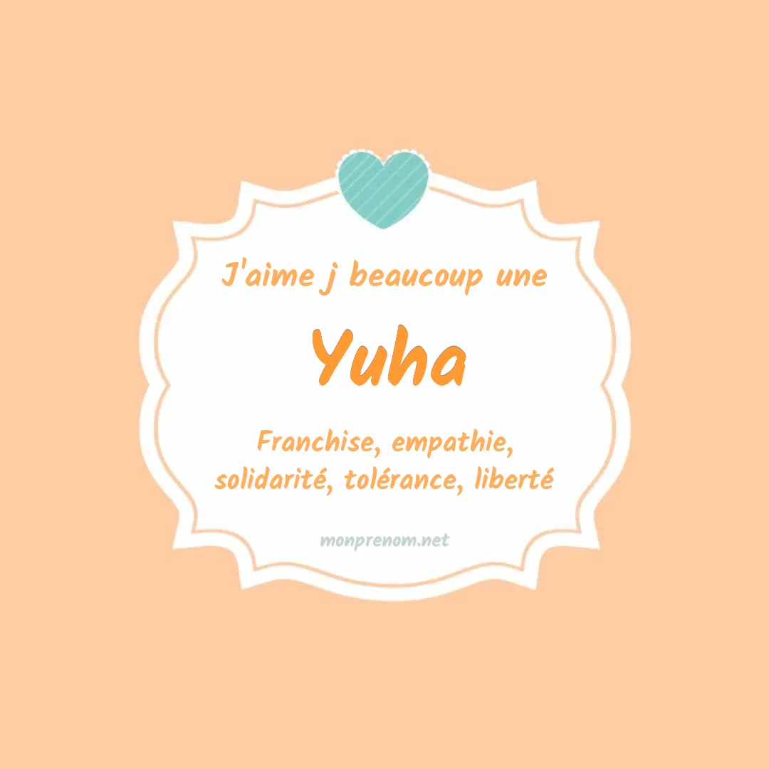 J'aime beaucoup Yuha