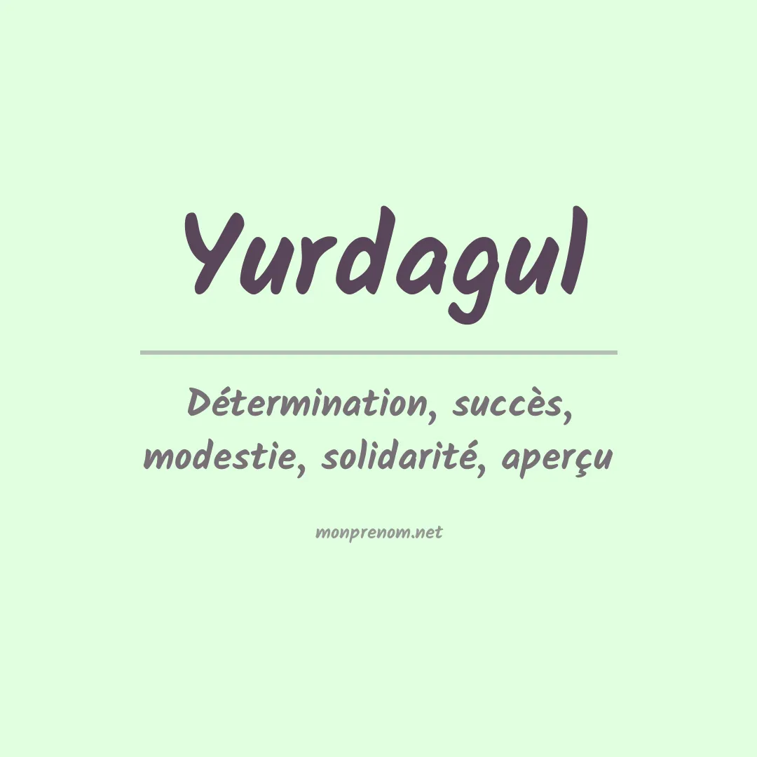 Prénom Yurdagul