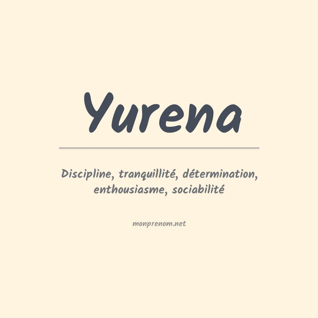 Prénom Yurena