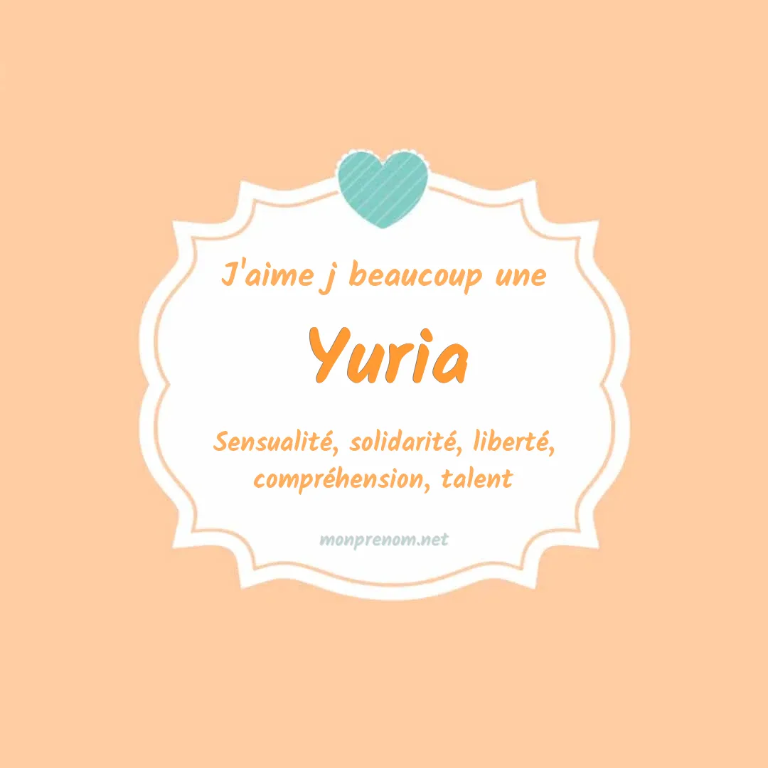 J'aime beaucoup Yuria