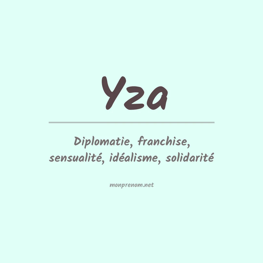 Prénom Yza