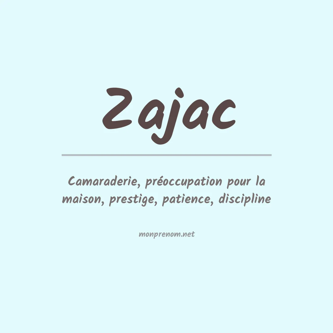 Prénom Zajac
