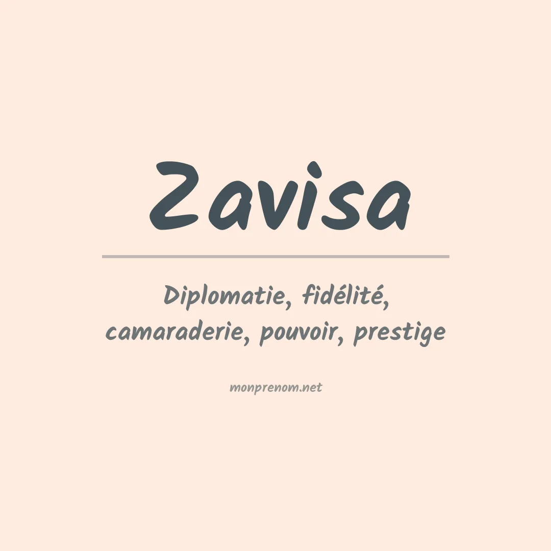 Signification du prénom Zavisa