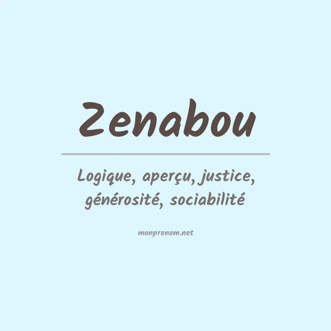 Prénom Zenabou