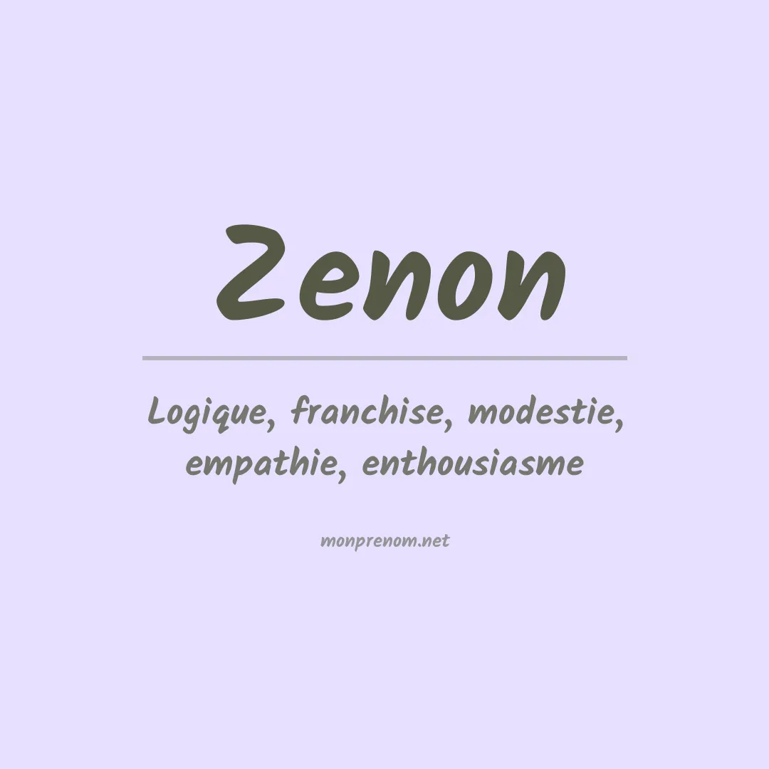 Prénom Zenon