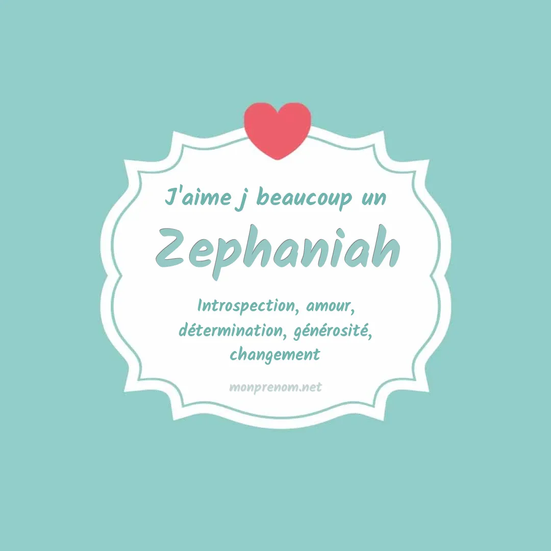 J'aime beaucoup Zephaniah