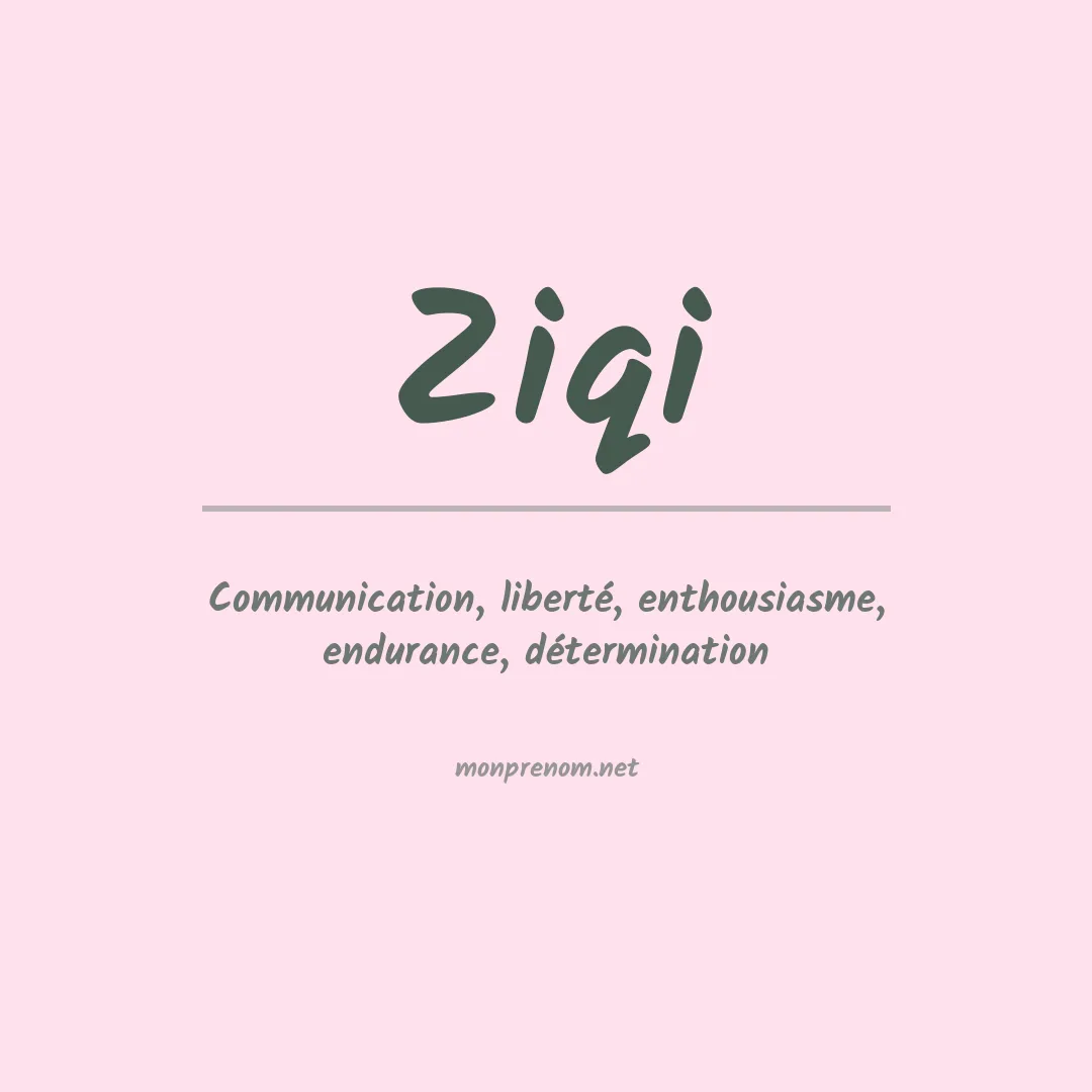 Signification du prénom Ziqi