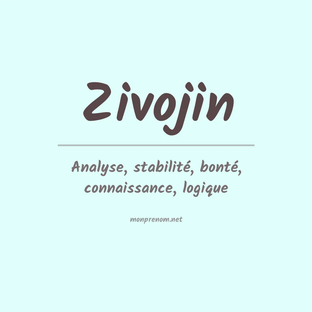 Prénom Zivojin