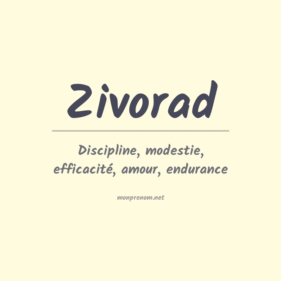 Prénom Zivorad