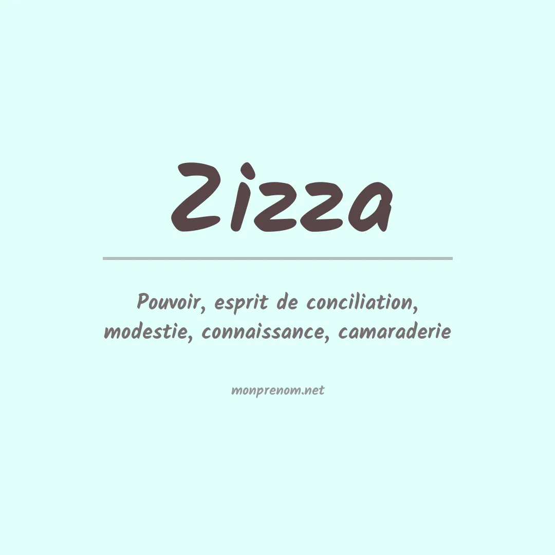 Prénom Zizza