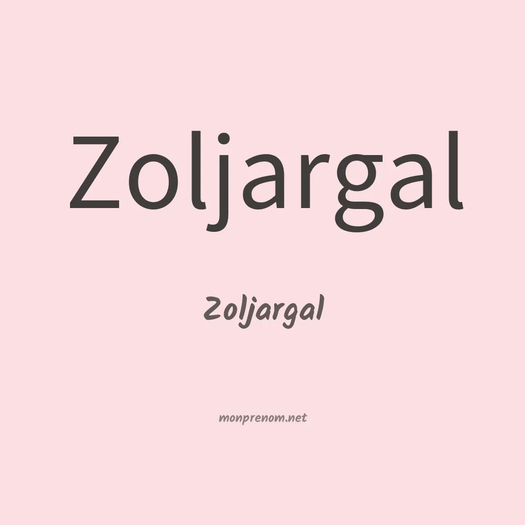 Zoljargal en chinois