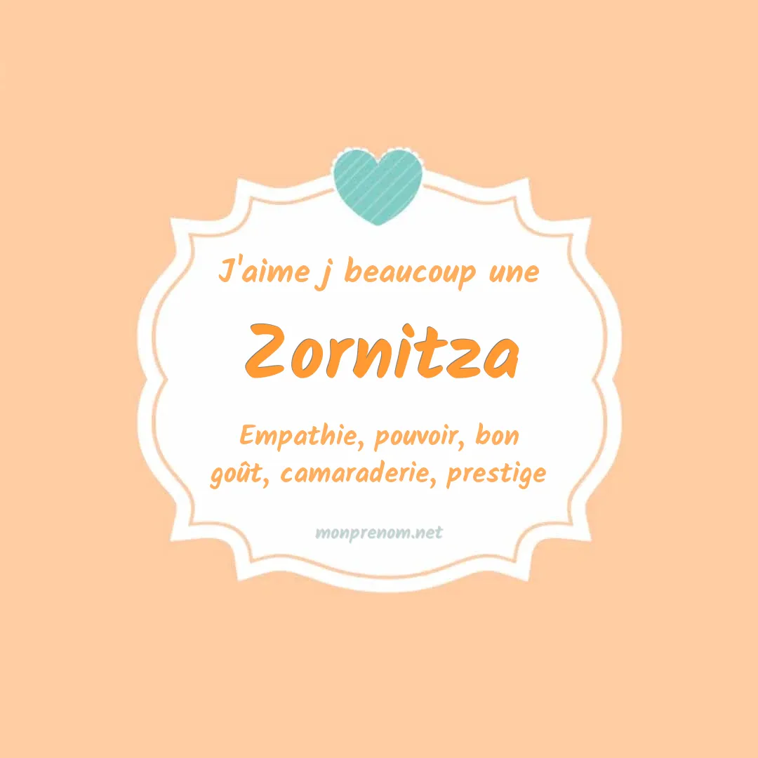 J'aime beaucoup Zornitza