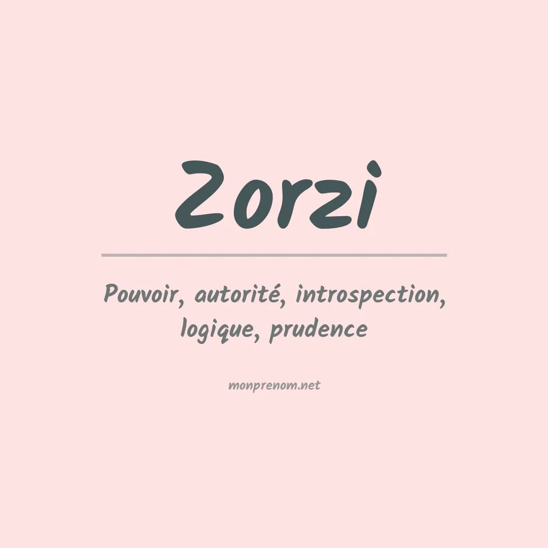 Prénom Zorzi