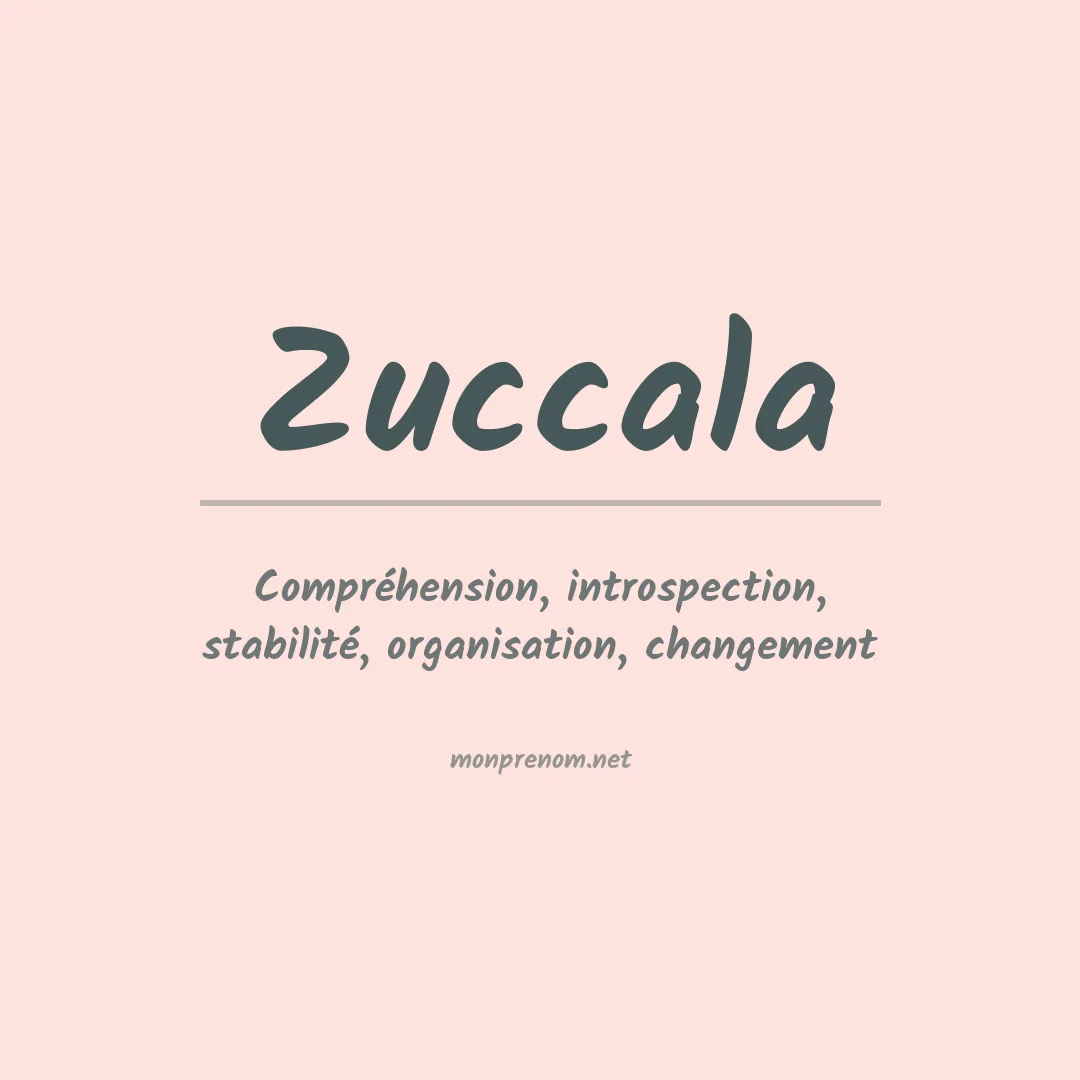 Prénom Zuccala