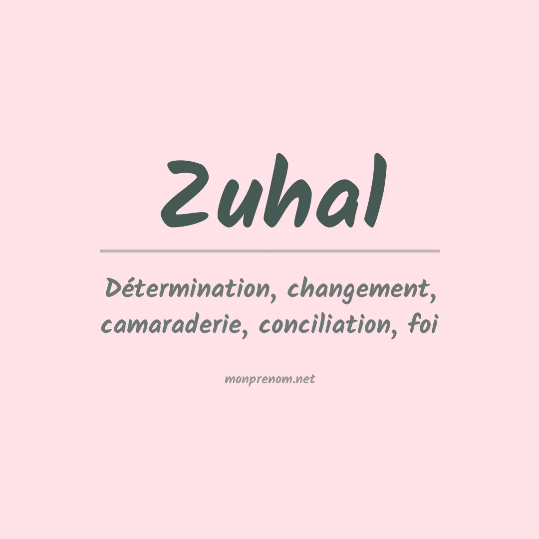 Prénom Zuhal
