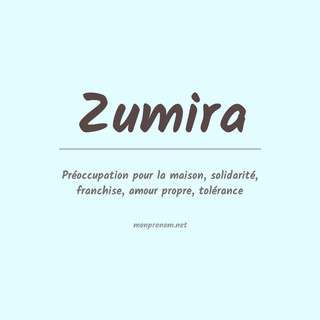Prénom Zumira