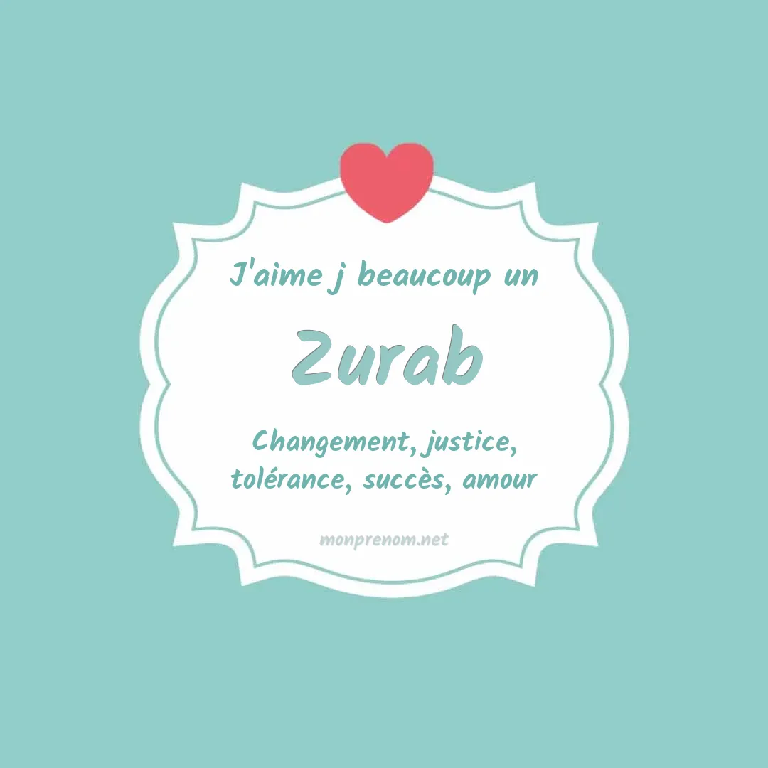J'aime beaucoup Zurab