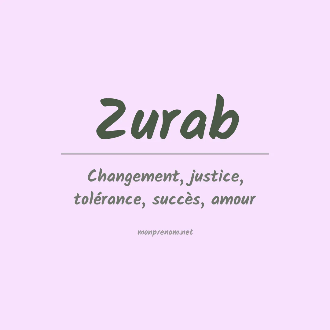 Signification du prénom Zurab