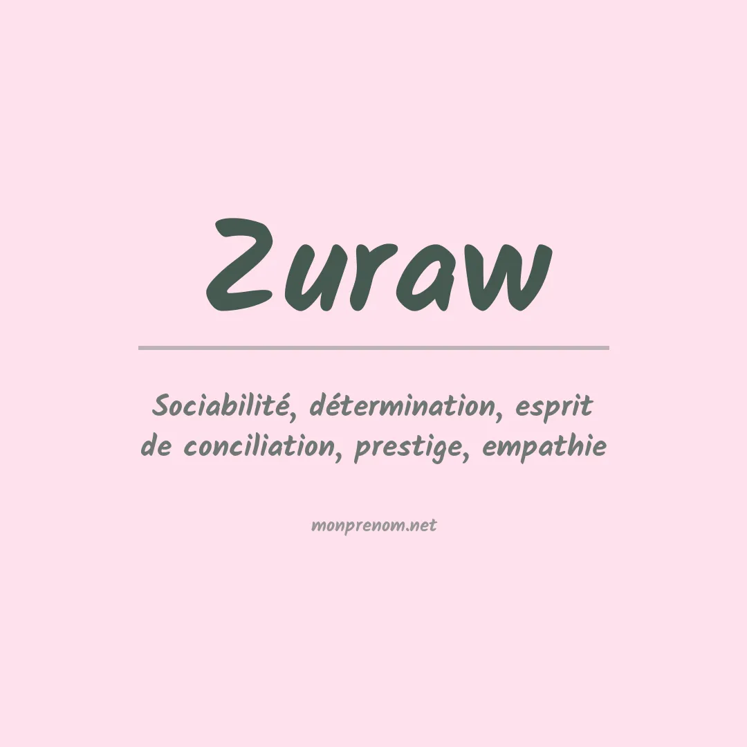 Prénom Zuraw