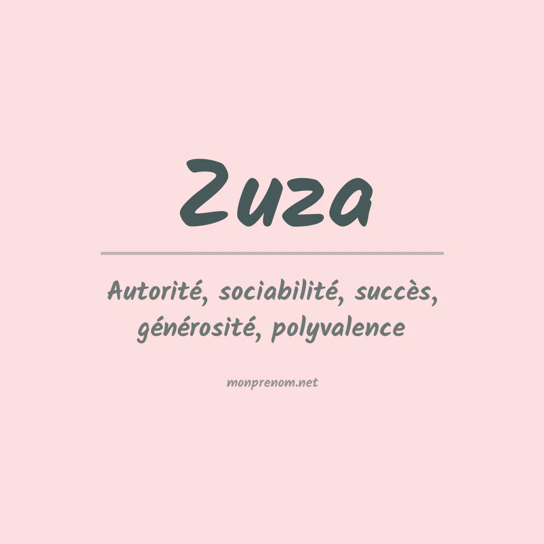 Prénom Zuza