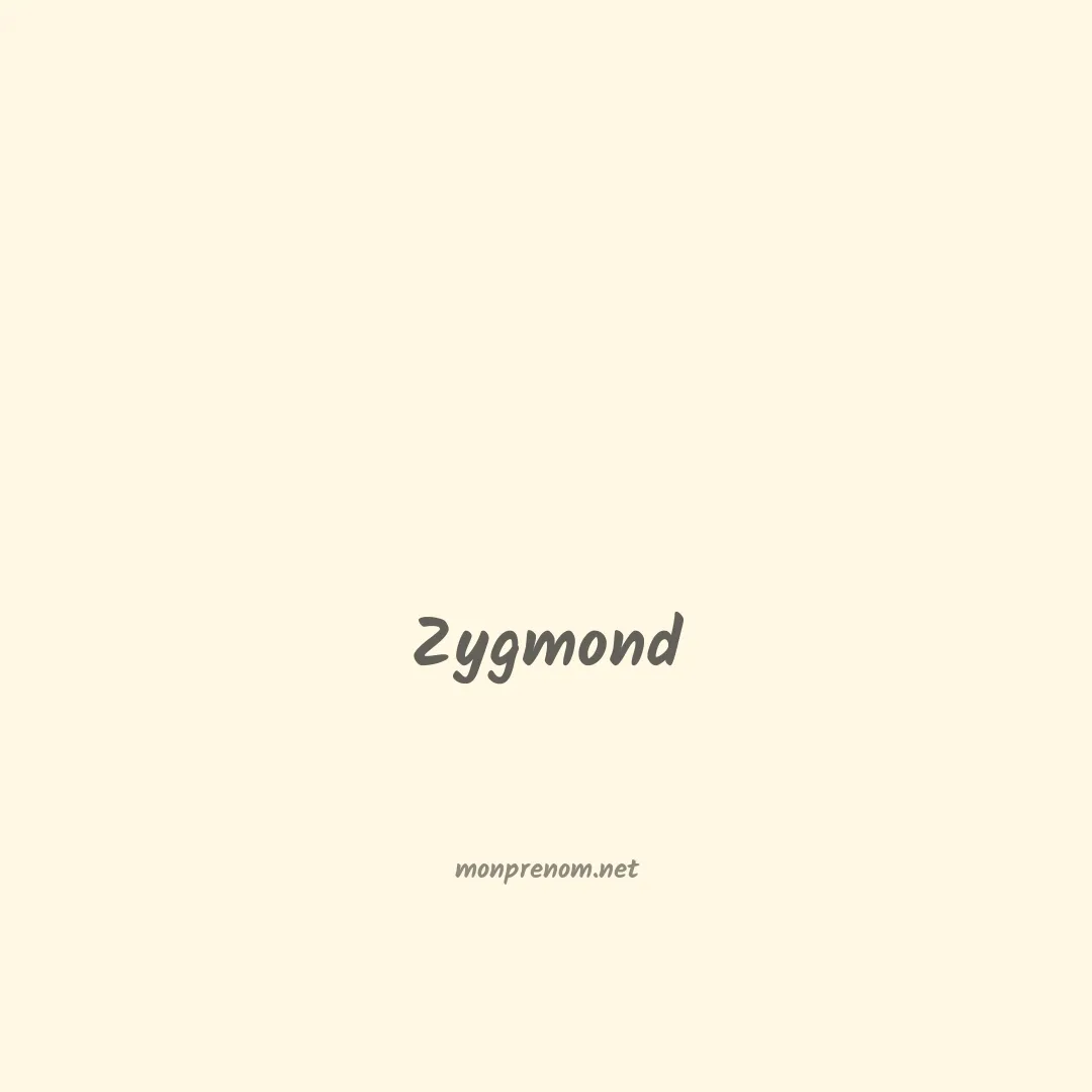 Zygmond en chinois